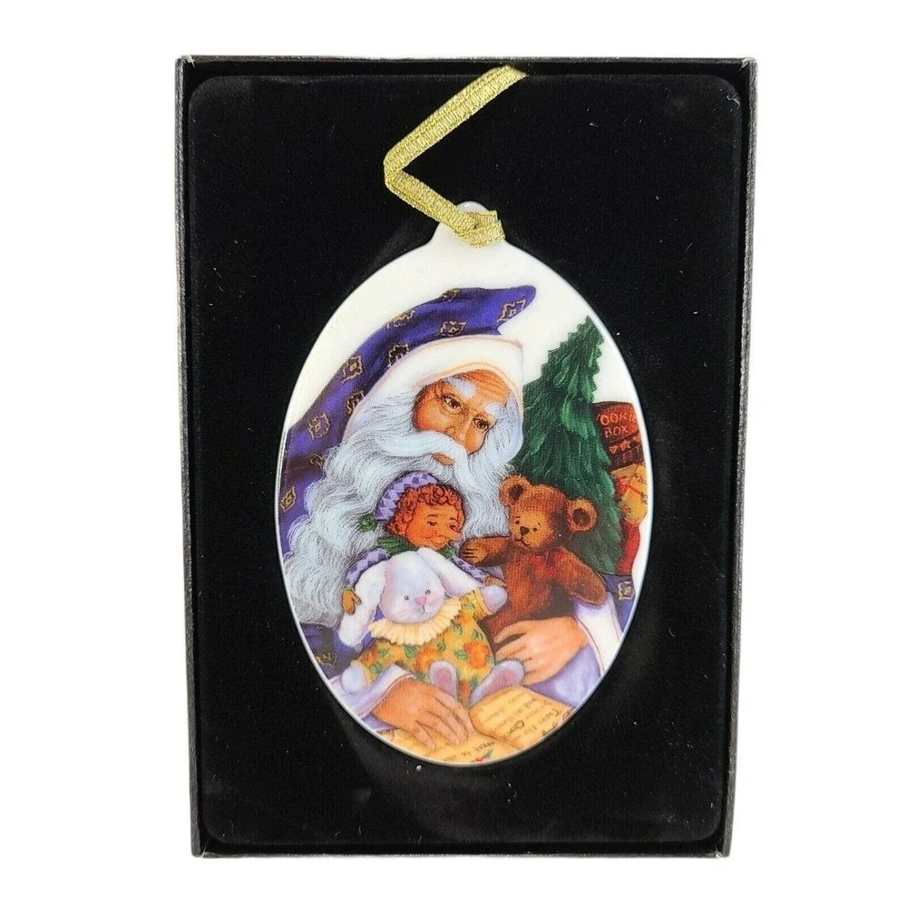 Pipkas Christmas Ornament Storytime Santa Claus Design‎ 40008 With Box Vintage